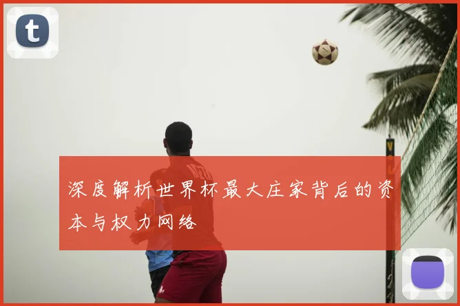 深度解析世界杯最大庄家背后的资本与权力网络